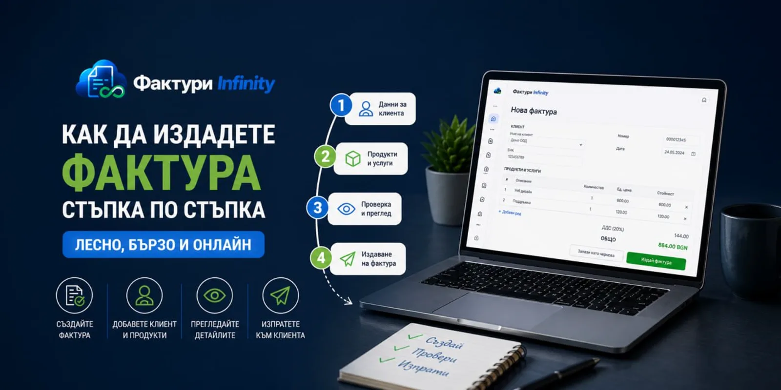 Как да издадете фактура