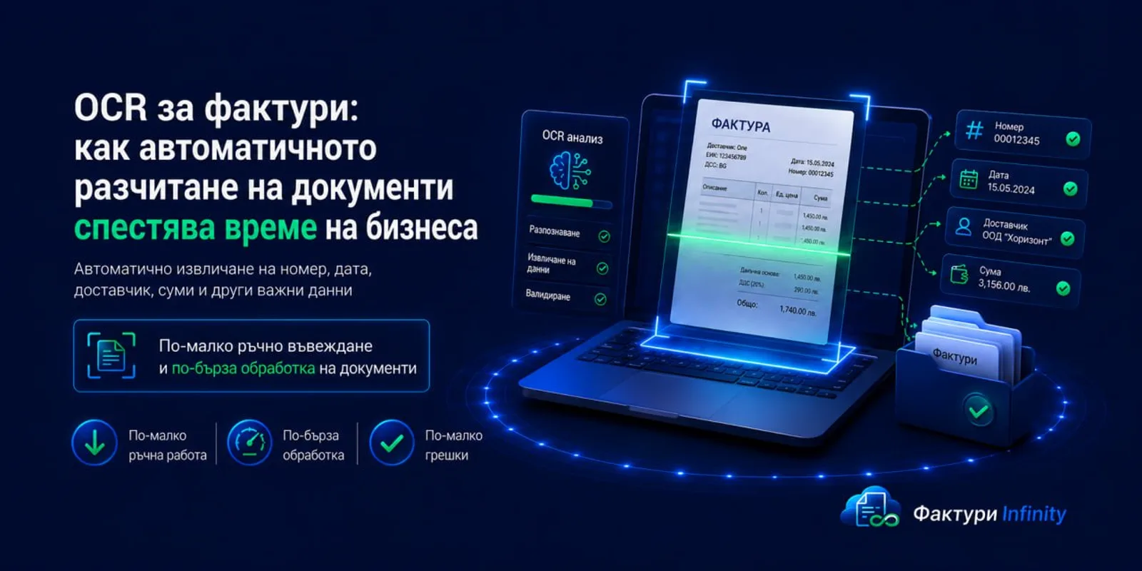 OCR за фактури: как автоматичното разчитане на документи спестява време на бизнеса